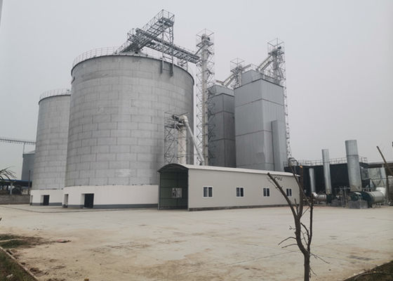 Silo di grano d'acciaio galvanizzato 100T - 12500T alla soia del riso del cereale di stoccaggio