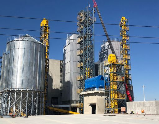 Asciugatrice di riso avanzata per riduzione dell'umidità 3-15% e capacità di movimentazione 100-800 t/d