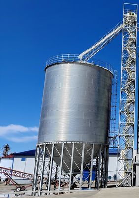 Soluzioni su misura Condizioni del sito per silos di grano di acciaio Efficienza spaziale ed efficienza dei costi