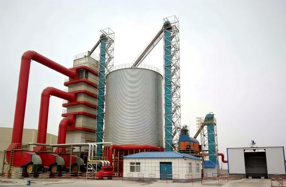 Clean Hot Air Heating Medium Corn Grain Dryer Machine with 100-1000T/D Capacity