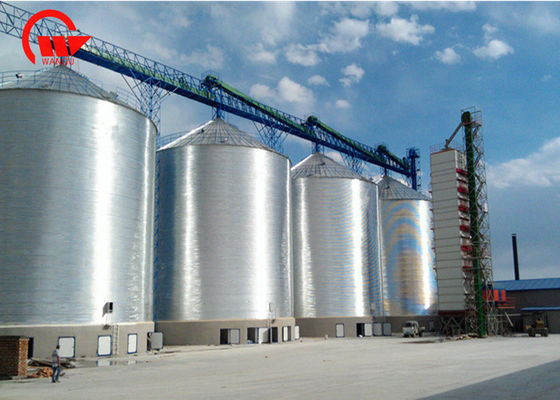 12,8 m. hanno isolato il silo di grano d'acciaio sigillato per farina Sotrage tutti i tipi di grano